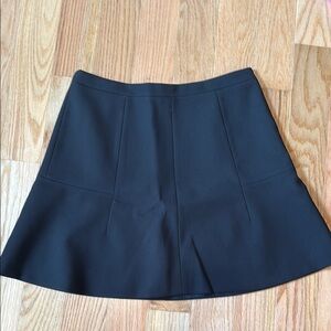 J. Crew Black Mini Skater Skirt